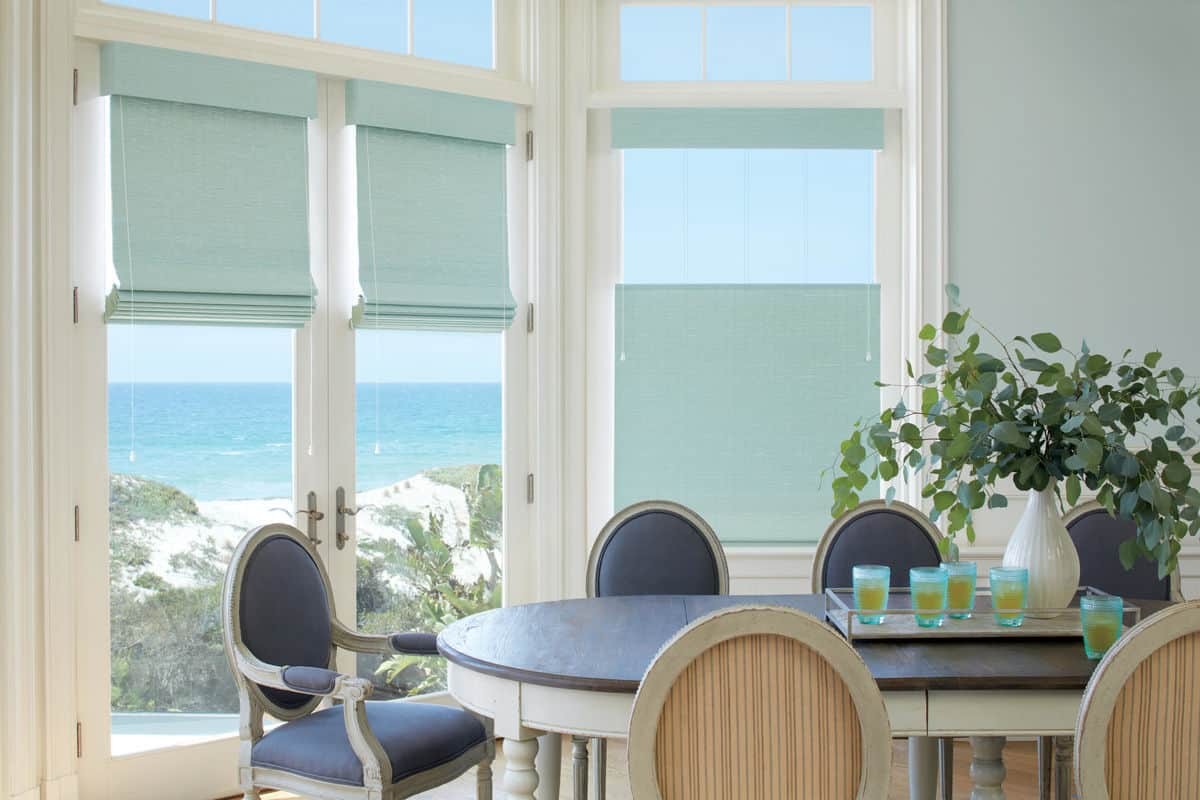 Hunter Douglas Provenance® Woven Wood Shades, wooden shades, wood blinds, bamboo blinds near Miami, Florida (FL)