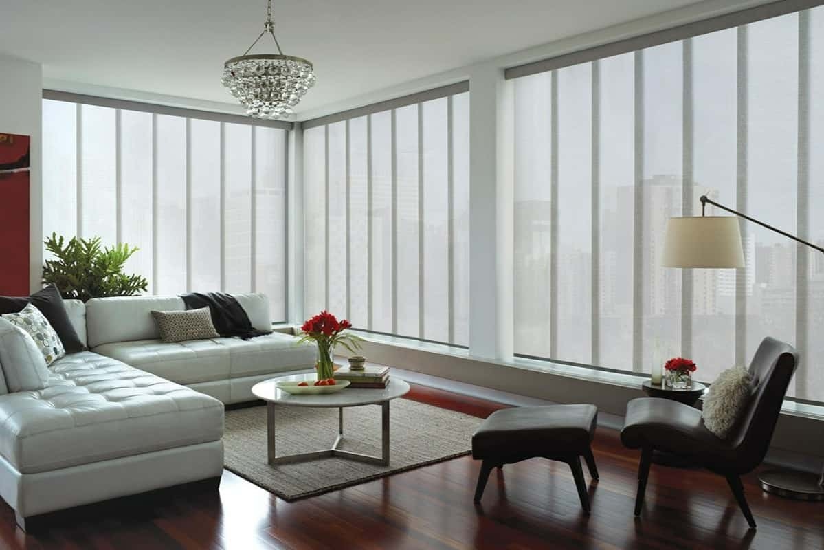 Hunter Douglas Skyline® Panel Track Blinds, vertical blinds, room dividers near Miami, Florida (FL)
